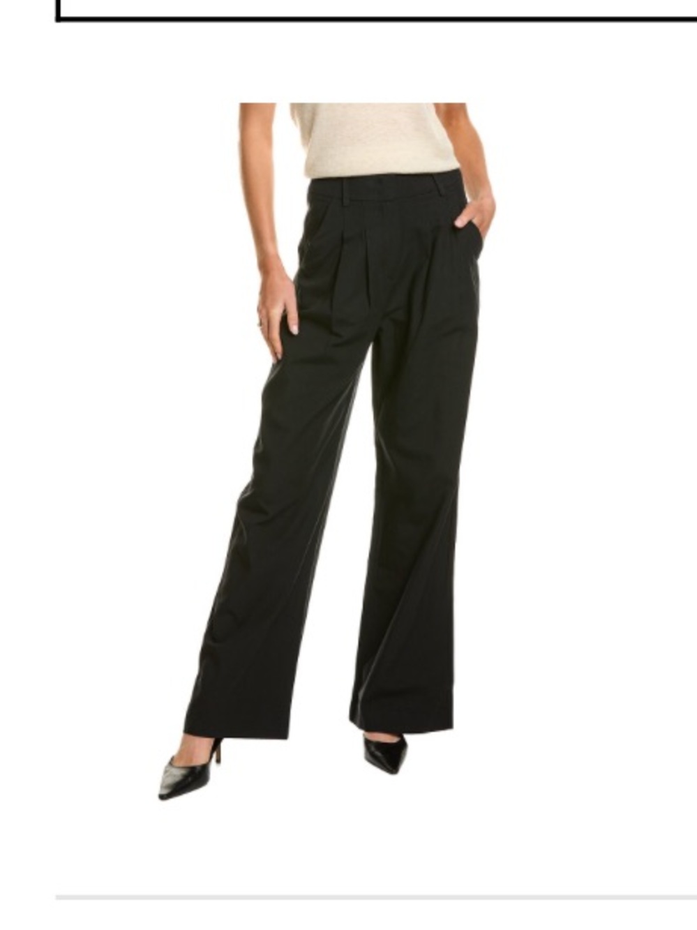 FARM Rio Black Low-Waist Pant - Picture 2 of 3